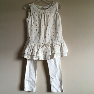 Kardashian Kids 2 Pc.tunic&leggings set, Little Girl size 5.